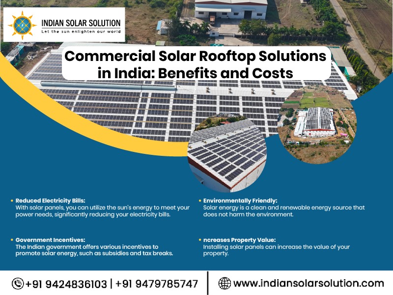 Commercial Solar Rooftop Solutions in India: Benefits and Costs