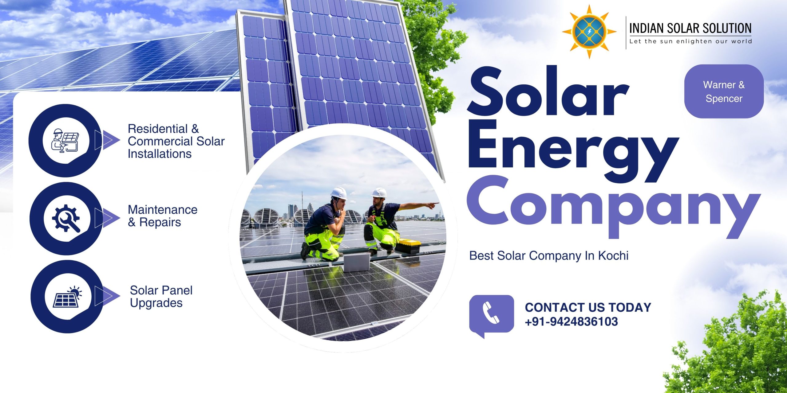 Best Solar Company in Kochi for Rooftop & Ground-Mounted Solar Systems