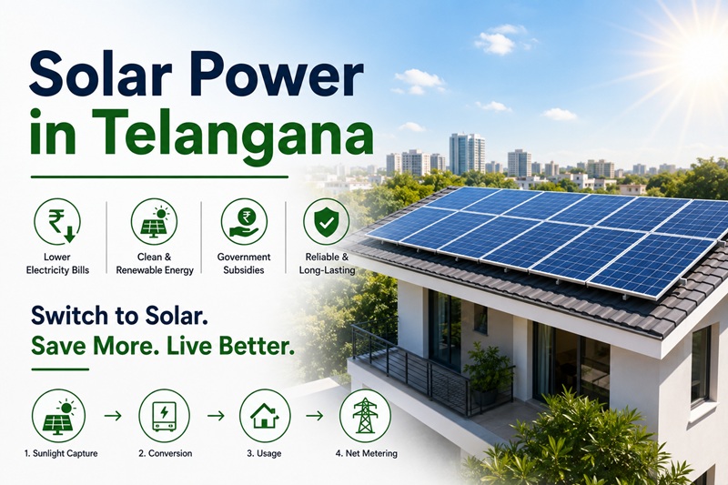 Solar Power in Telangana: Benefits, Cost & Installation Guide (2026)