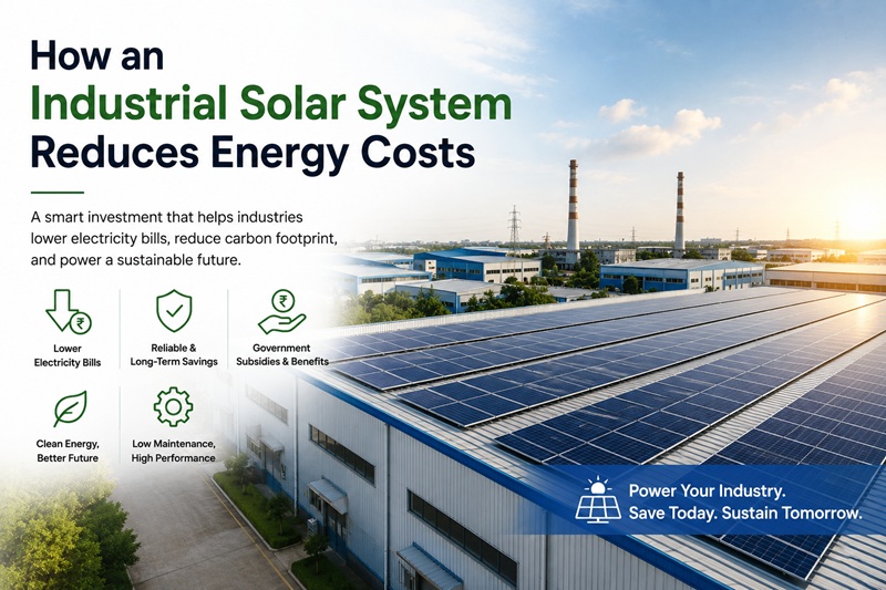 How an Industrial Solar System Reduces Energy Costs