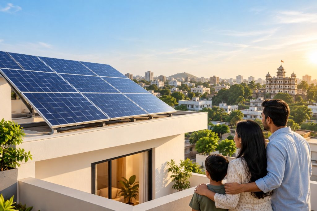 Explore solar panels for home in Indore with Indian Solar Solution. Learn how residential solar panels work, key benefits, and how to choose the best system for your home.